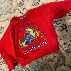 Vintage toddler’s dinosaur sweatshirt